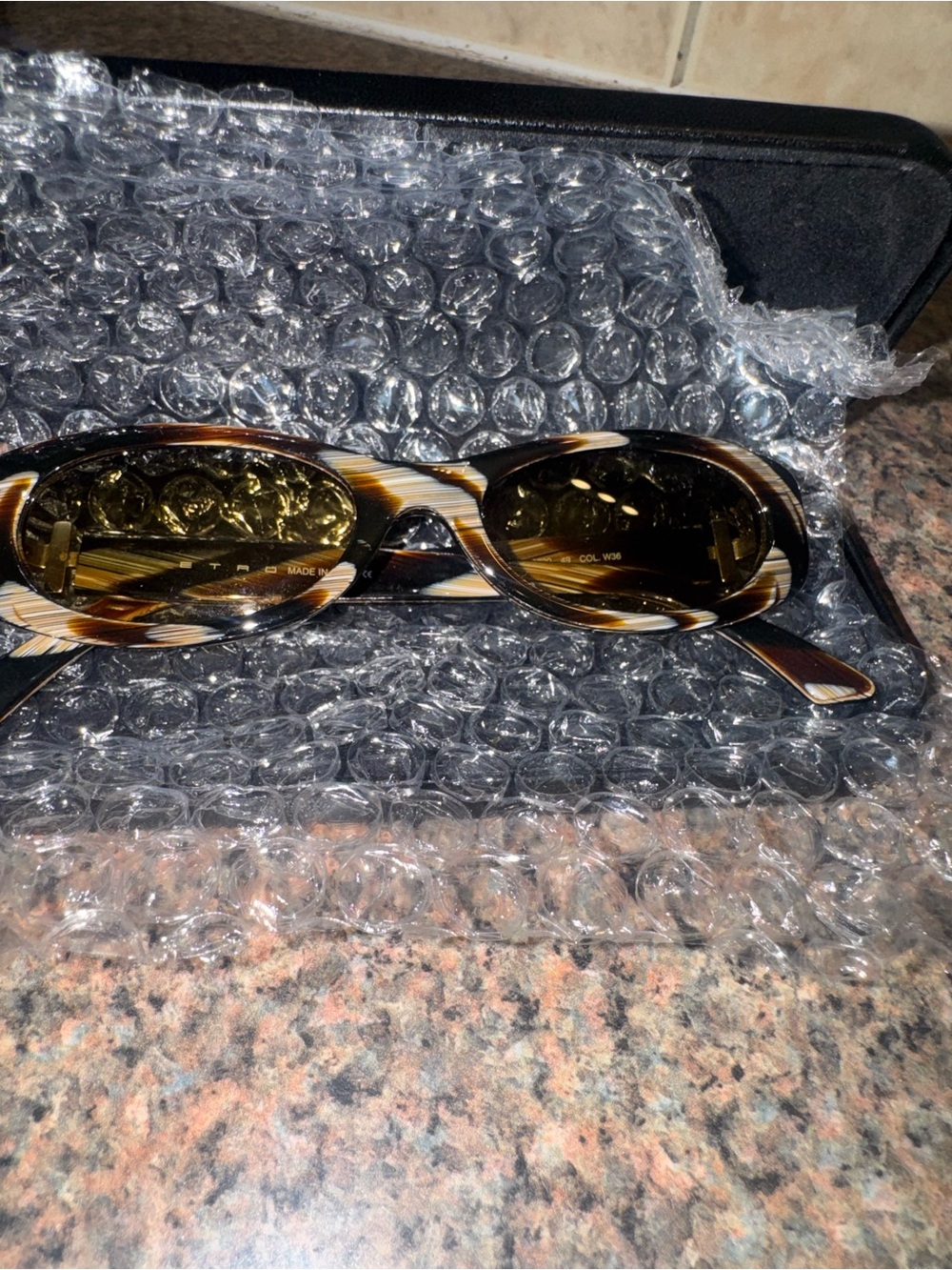 ETRO Milano Oval Tortoiseshell Sunglasses NWOT